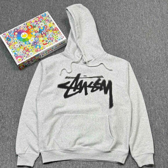 Stussy Hooded Sweatshirt - Medium (Runs large)
